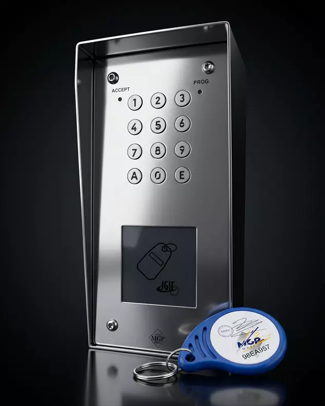 Lecteur de contrôle d'accès à code et badge MGP Matic